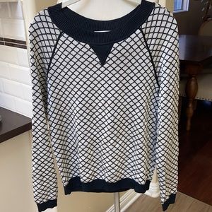 St. John Sport  Fishnet Pullover